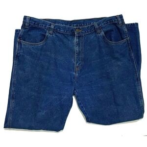 Ozark Overall Co Jeans 44x32 Straight Leg High Rise Dark Wash Classic Fall